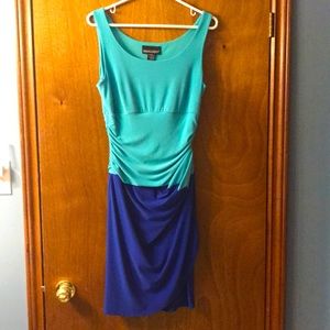 Frank Lyman two-tone dress